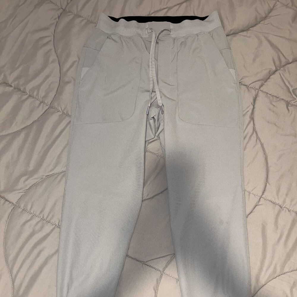 Light Grey Lululemon Joggers Size L